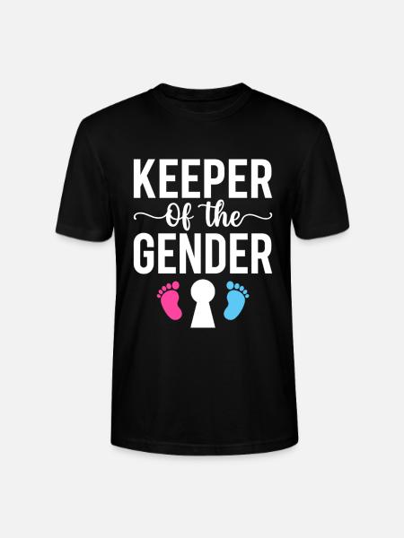 Keeper of the Gender Footprints Design - Stanley/Stella CRAFTER Unisex Organic T-Shirt - black