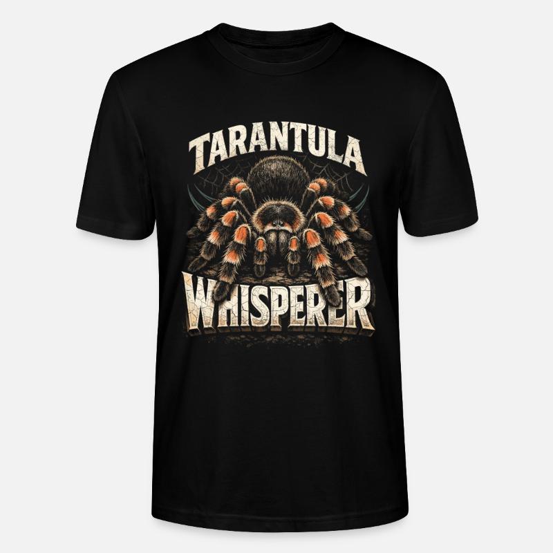 Vogelspinne Tarantula Whisperer - Stanley/Stella Unisex Bio-T-Shirt CRAFTER - Schwarz