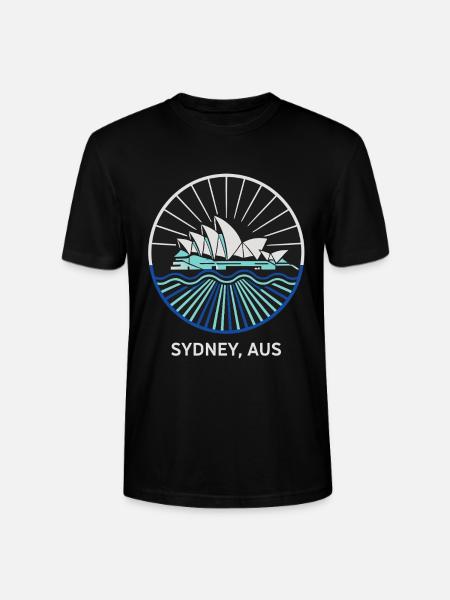 Opéra de Sydney, Australie - T-shirt bio CRAFTER Stanley Stella Unisexe - noir
