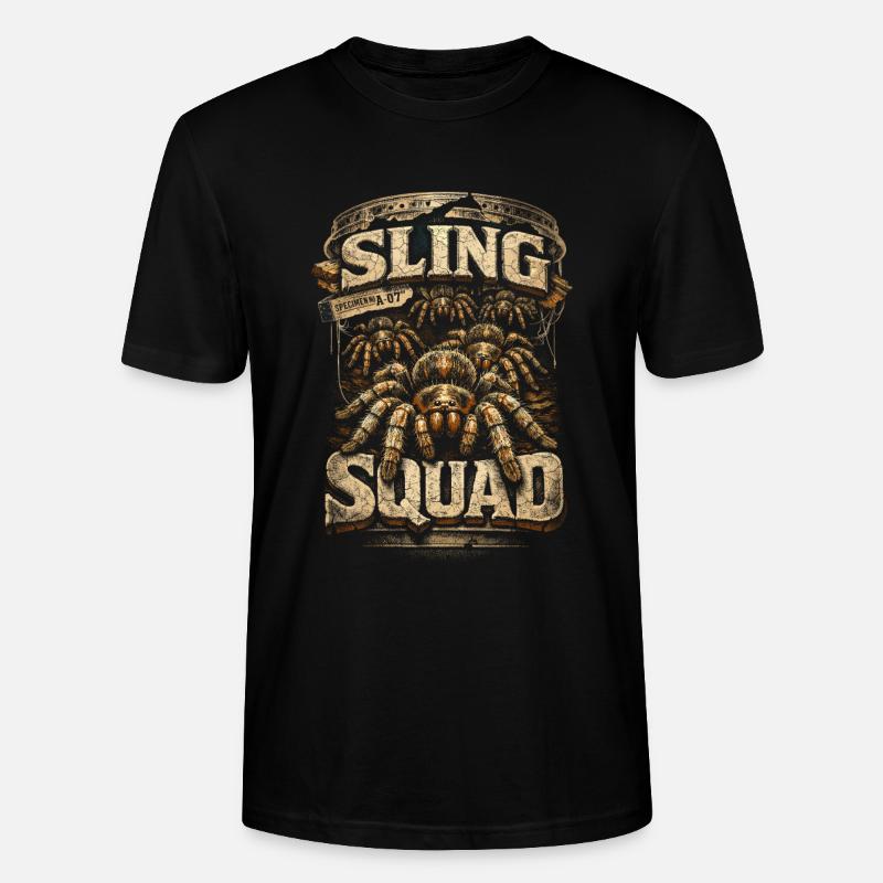 Tarantula Sling Squad - Stanley Stella CRAFTER unisex økologisk-T-shirt - sort