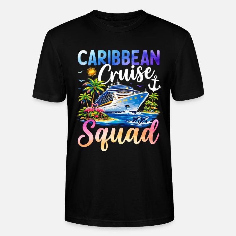 Caribbean Cruise Squad - Stanley/Stella Unisex Bio-T-Shirt CRAFTER - Schwarz