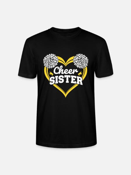 Cheer Sister - Stanley/Stella CRAFTER Unisex Organic T-Shirt - black