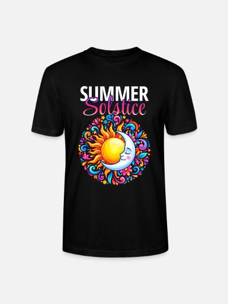 Litha Pagan Solstice d’été Midsommar - T-shirt bio CRAFTER Stanley Stella Unisexe - noir