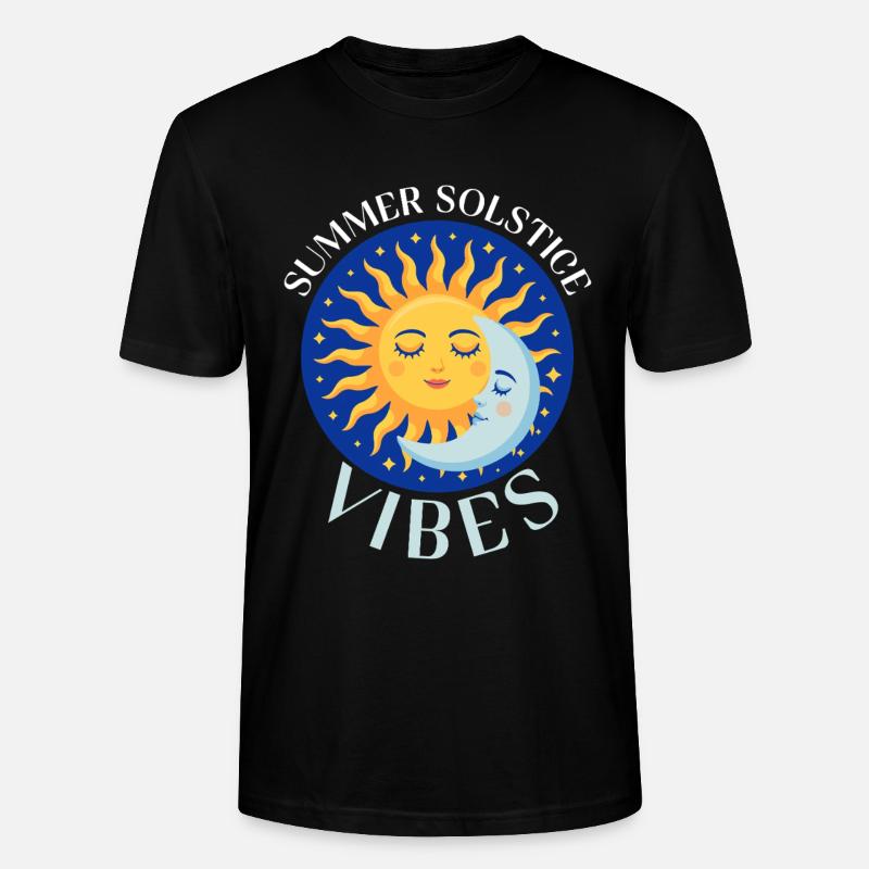 Litha Pagan Solstice d’été Midsommar - T-shirt bio CRAFTER Stanley Stella Unisexe - noir