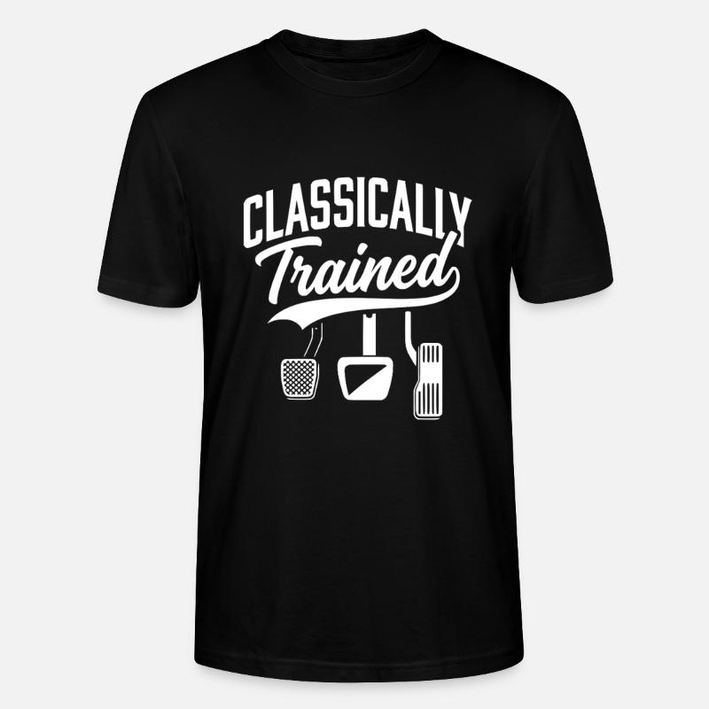 Classically Trained with Dimmer Manual Car  - Stanley/Stella Unisex Bio-T-Shirt CRAFTER - Schwarz