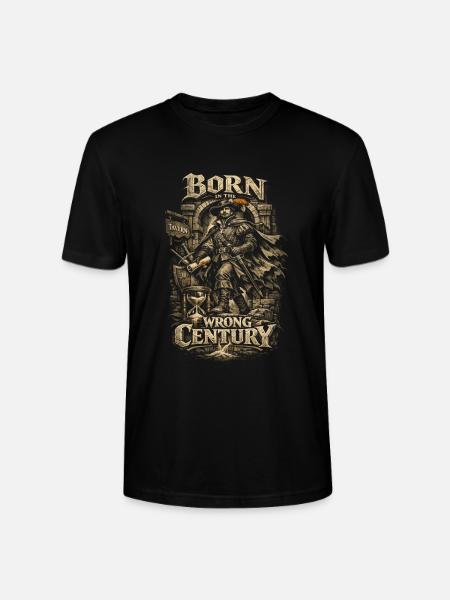 Mittelalterfest Mittelaltermarkt Wrong Century - Stanley/Stella Unisex Bio-T-Shirt CRAFTER - Schwarz