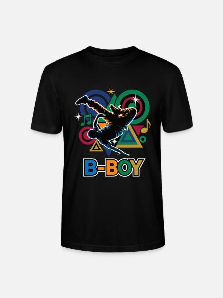 Breakdance B-Boy Hip Hop Streetdance-stil - Stanley Stella CRAFTER unisex økologisk-T-shirt - sort