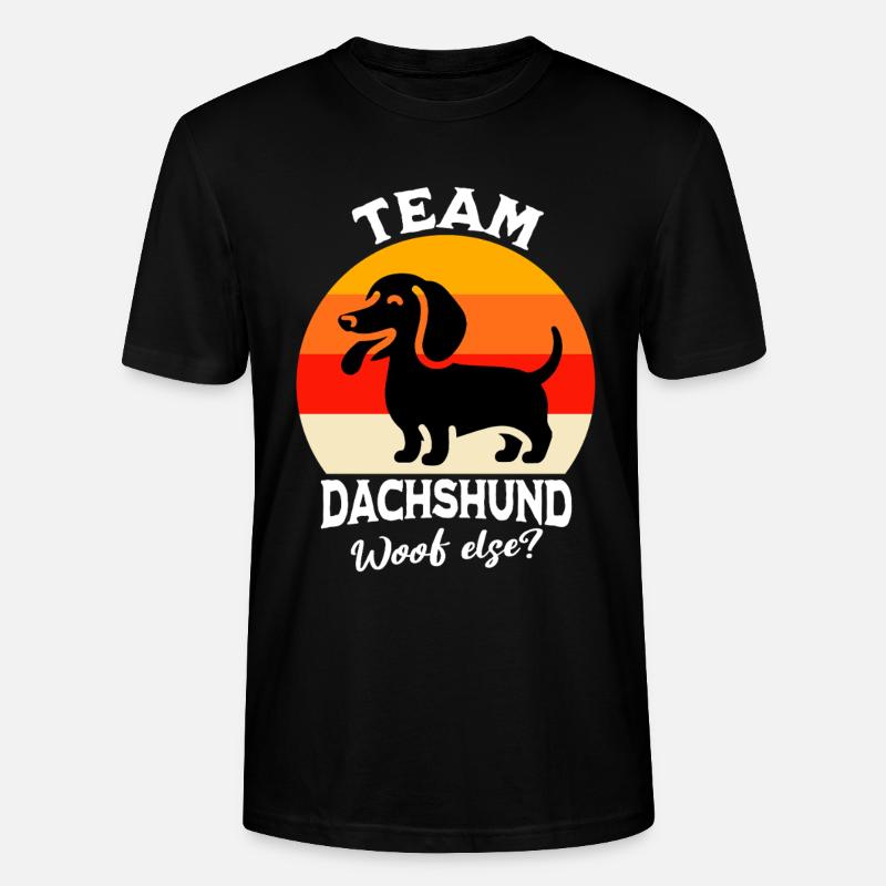 Team Dackel - Stanley/Stella Unisex Bio-T-Shirt CRAFTER - Schwarz