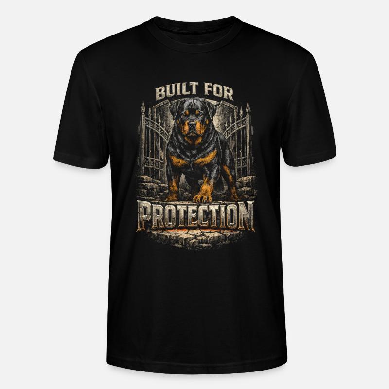 Rottweiler Hund - Stanley/Stella Unisex Bio-T-Shirt CRAFTER - Schwarz