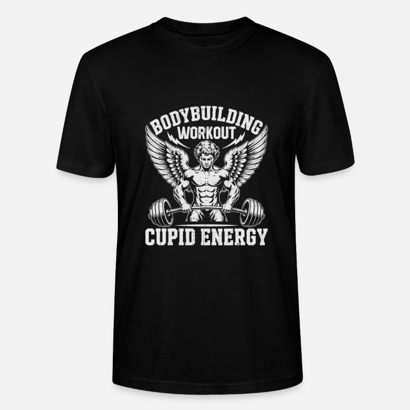 Krafttraining Energie - Stanley/Stella Unisex Bio-T-Shirt CRAFTER - Schwarz
