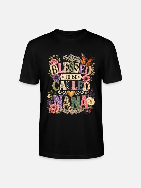 Called Nana Mother's Day - Stanley/Stella CRAFTER Unisex Organic T-Shirt - black