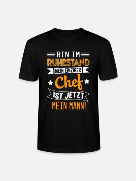 Rente Pension Ruhestand Rentner 2026 - Stanley/Stella Unisex Bio-T-Shirt CRAFTER - Schwarz