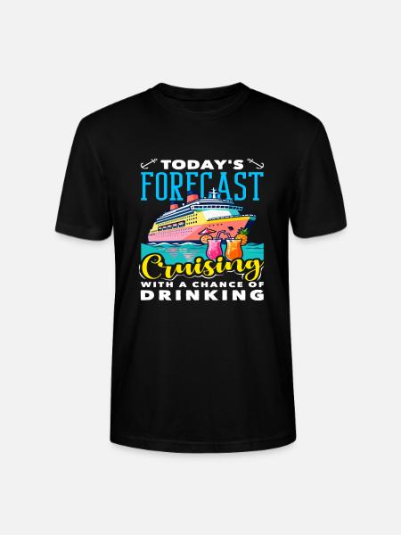 Vorhersage Cruising Chance Of Drinking - Stanley/Stella Unisex Bio-T-Shirt CRAFTER - Schwarz