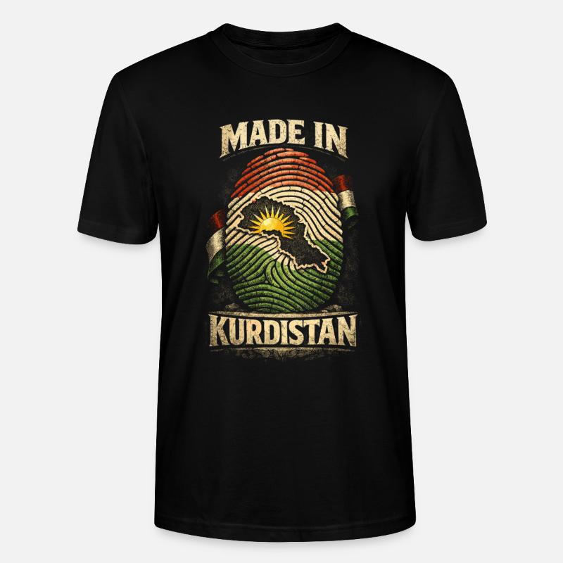 Made In Kurdistan Kurde Kurden - Stanley/Stella Unisex Bio-T-Shirt CRAFTER - Schwarz