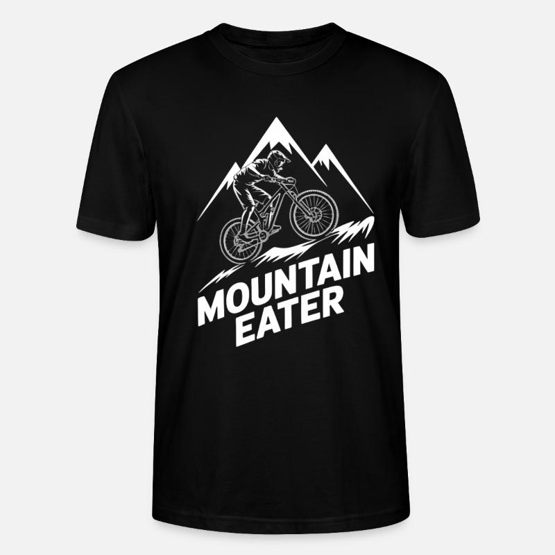 VTT, Descente, Action du cyclisme - T-shirt bio CRAFTER Stanley Stella Unisexe - noir