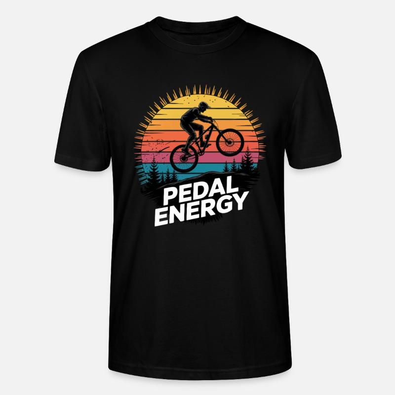 VTT, Descente, Action du cyclisme - T-shirt bio CRAFTER Stanley Stella Unisexe - noir