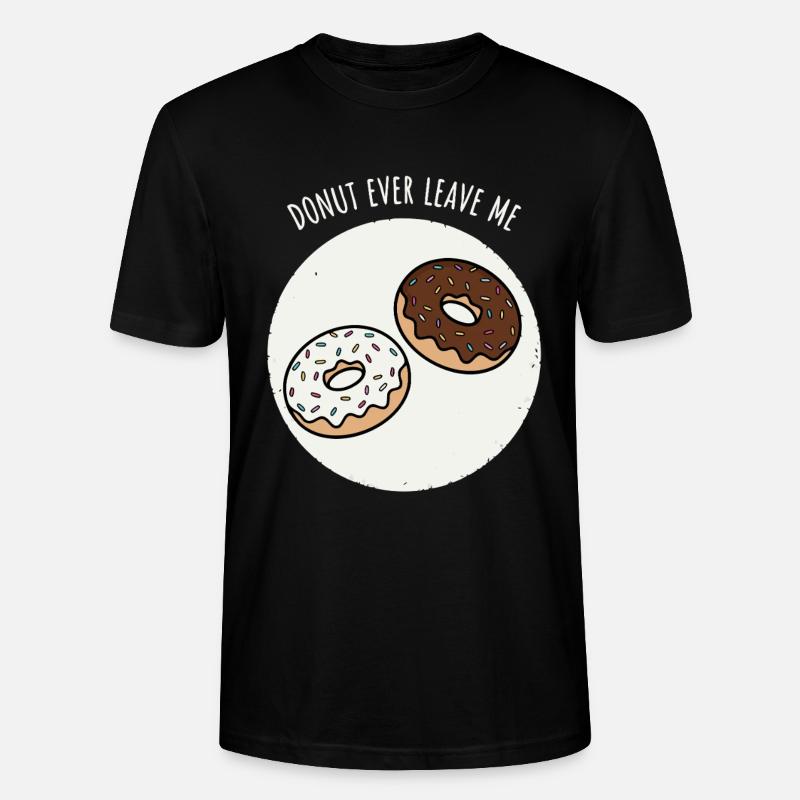 Donut me quitte jamais - T-shirt bio CRAFTER Stanley Stella Unisexe - noir