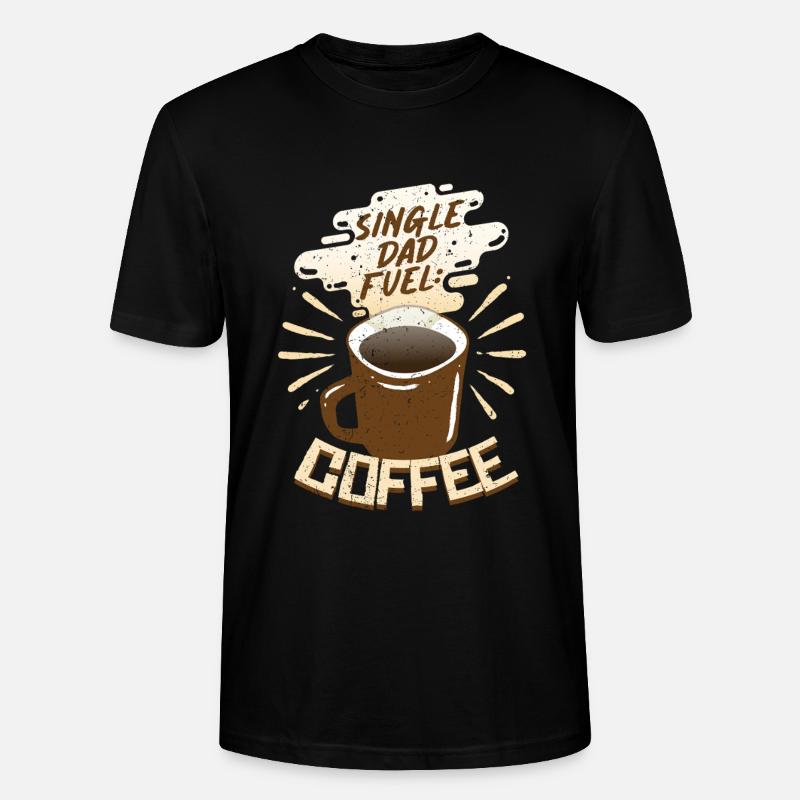 Single Dad Single Dad - Stanley/Stella CRAFTER Unisex Organic T-Shirt - black