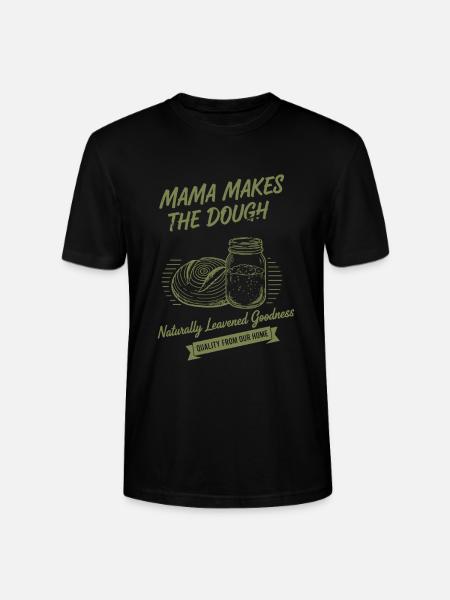 Sauerteigbrot-Backmama macht den Teig - Stanley/Stella Unisex Bio-T-Shirt CRAFTER - Schwarz