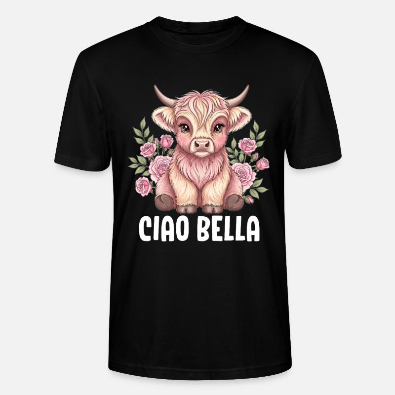 Ciao Bella - Stanley/Stella Unisex Bio-T-Shirt CRAFTER - Schwarz