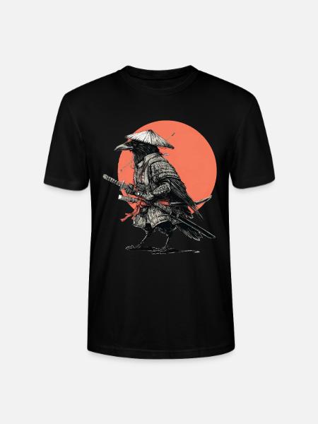 Raven Samurai Armour - Stanley/Stella CRAFTER Unisex Organic T-Shirt - black