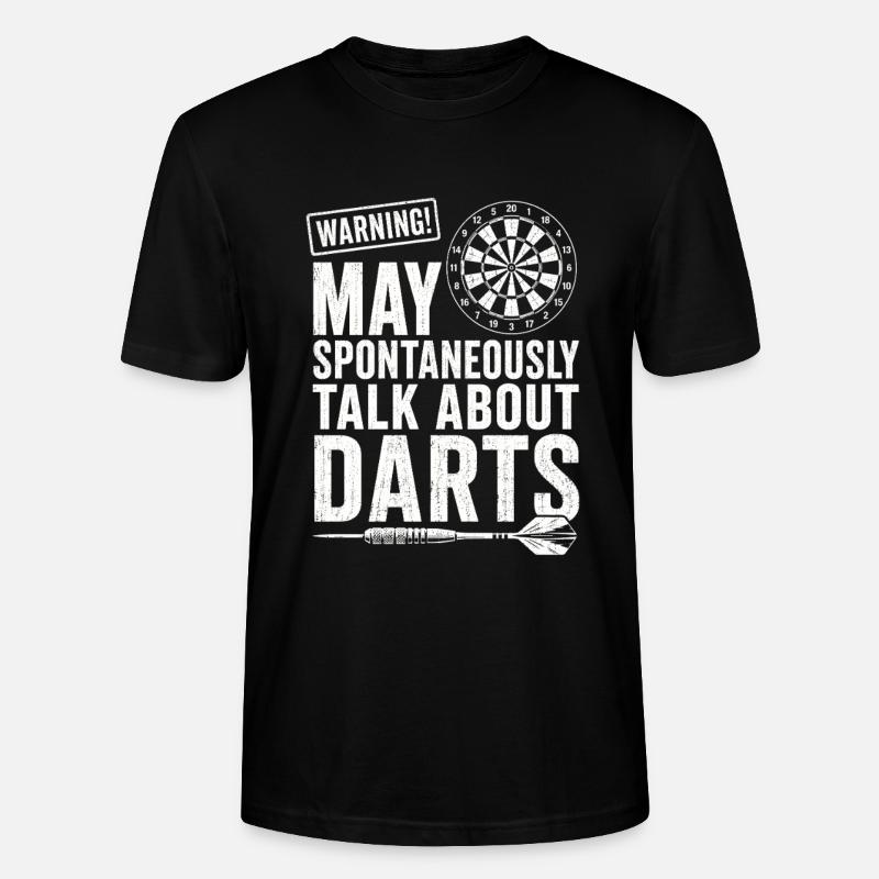 Darts Dit Joueur de fléchettes - T-shirt bio CRAFTER Stanley Stella Unisexe - noir