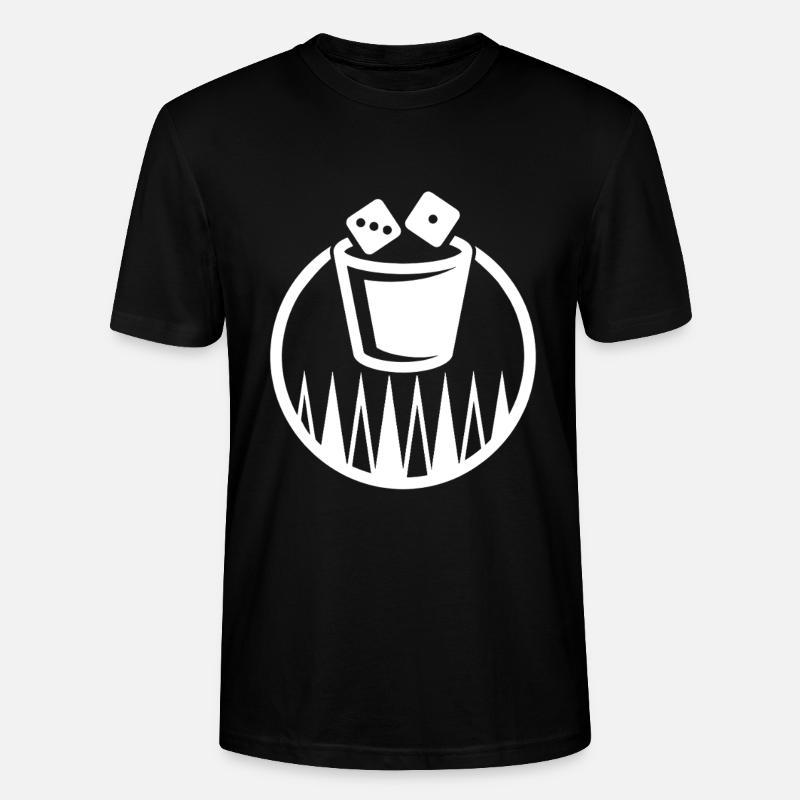 Backgammon | Board Game | Gift - Stanley/Stella CRAFTER Unisex Organic T-Shirt - black