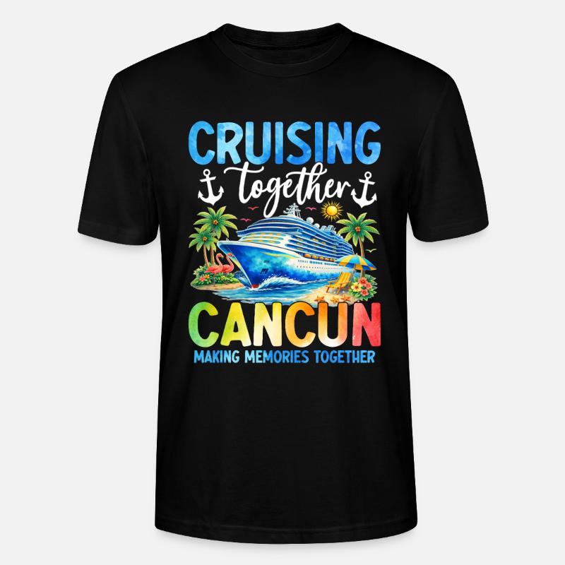 Croisière ensemble à Cancún - T-shirt bio CRAFTER Stanley Stella Unisexe - noir