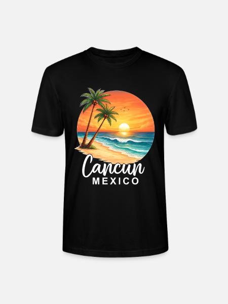 Cancun Mexico - Stanley/Stella Unisex Bio-T-Shirt CRAFTER - Schwarz