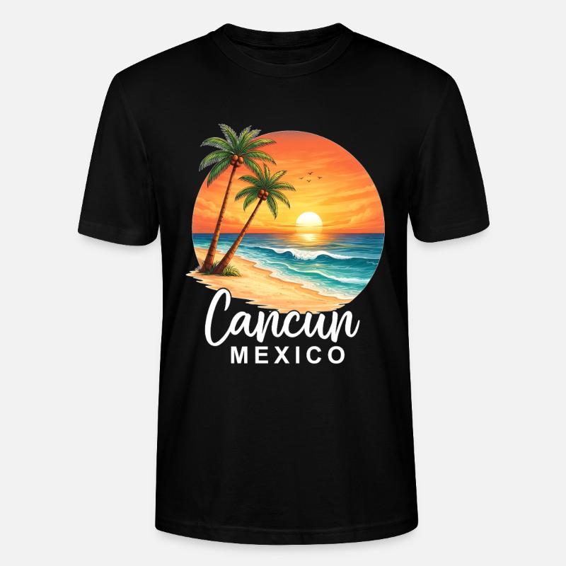 Cancun Mexico - Stanley/Stella Unisex Bio-T-Shirt CRAFTER - Schwarz