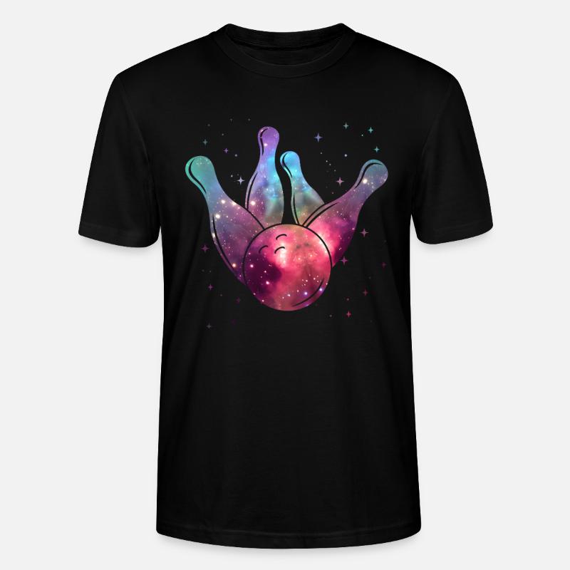 Bowler Kids Bowling Masculin Spatial - T-shirt bio CRAFTER Stanley Stella Unisexe - noir