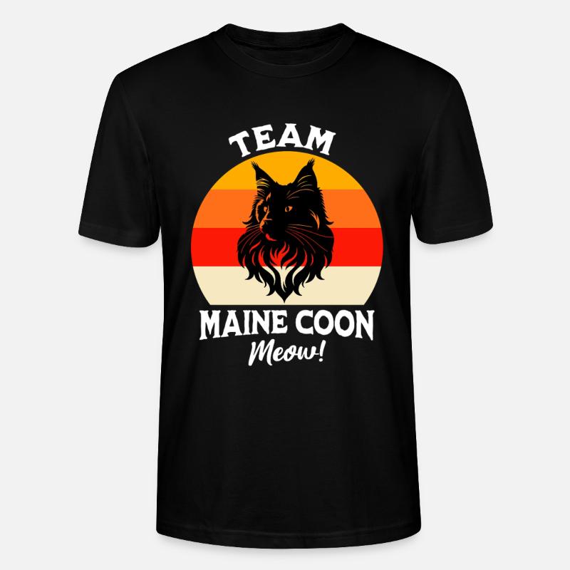 Team Maine Coon - Stanley/Stella Unisex Bio-T-Shirt CRAFTER - Schwarz