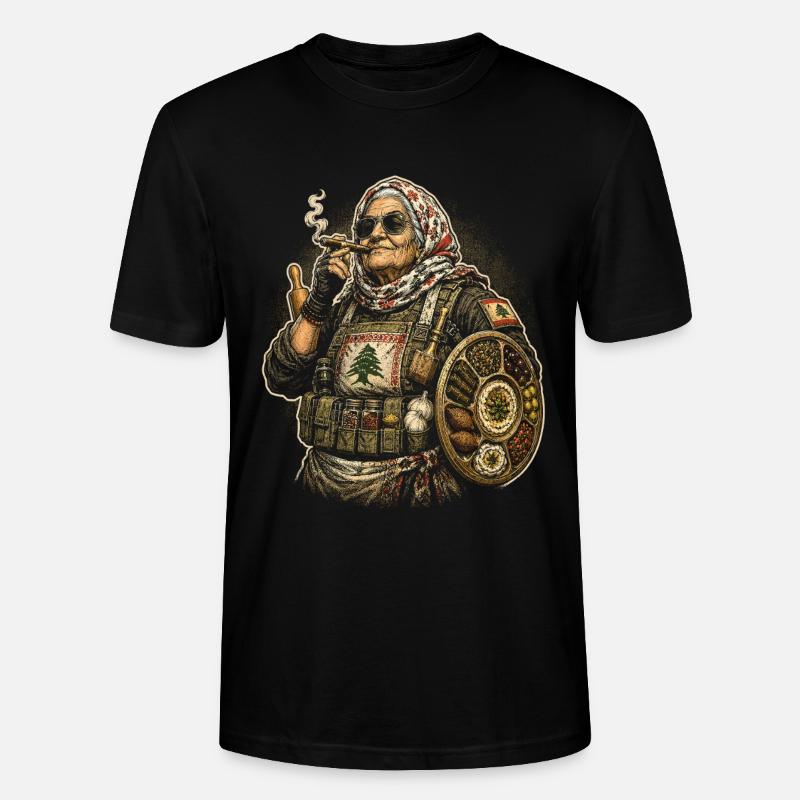 Liban Libanais - T-shirt bio CRAFTER Stanley Stella Unisexe - noir