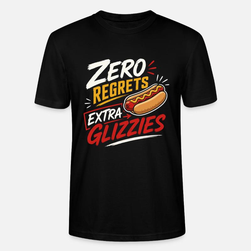 Hot-dog, saucisse, restauration rapide, barbecue - T-shirt bio CRAFTER Stanley Stella Unisexe - noir