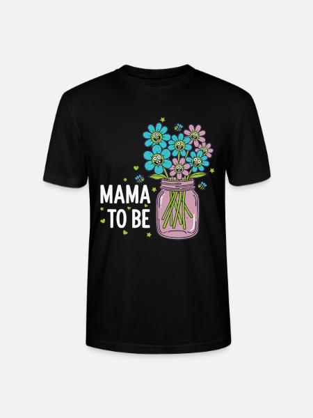 Geschlechter-Enthüllung Babyparty-Mama wird Mama-Papa-Team - Stanley/Stella Unisex Bio-T-Shirt CRAFTER - Schwarz