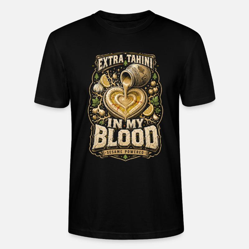 Liban Libanais Extra Tahini - T-shirt bio CRAFTER Stanley Stella Unisexe - noir