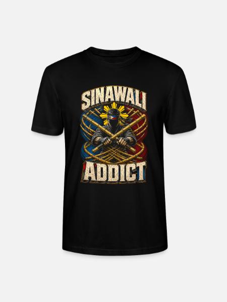 Escrima Arnis Martial Arts Sinawali - Stanley/Stella CRAFTER Unisex Organic T-Shirt - black