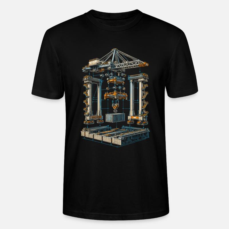 docker - T-shirt bio CRAFTER Stanley Stella Unisexe - noir