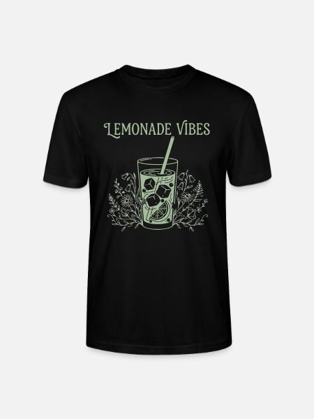 Limonade Spruch Sommer - Stanley/Stella Unisex Bio-T-Shirt CRAFTER - Schwarz
