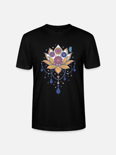 Spirituality Meditation Sacred Geometry - Stanley/Stella CRAFTER Unisex Organic T-Shirt - black