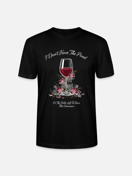 I Don't Have The Pinot - Stanley/Stella CRAFTER Unisex Organic T-Shirt - black
