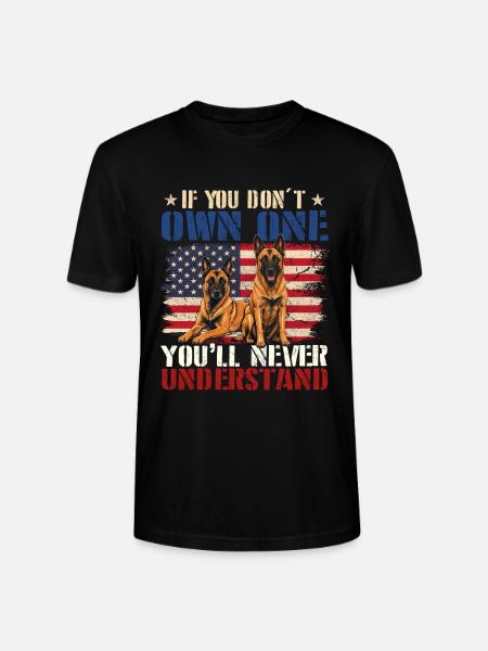 You'll Never Understand Belgian Malinois - Stanley/Stella CRAFTER Unisex Organic T-Shirt - black