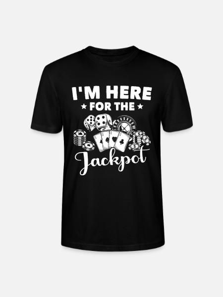Casino - Stanley/Stella CRAFTER Unisex Organic T-Shirt - black