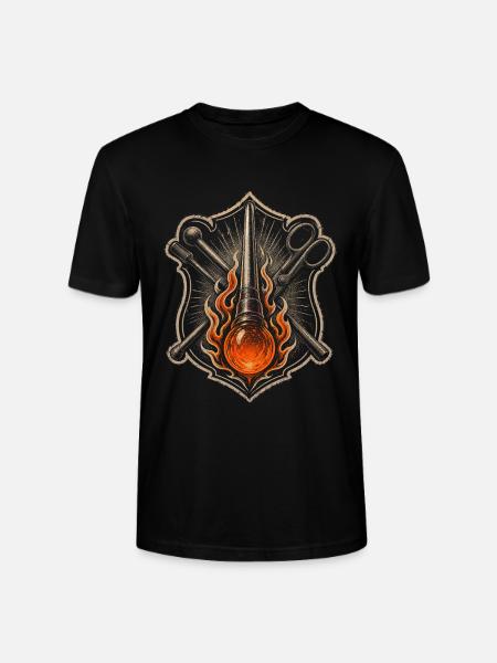 Glassblower - Stanley/Stella CRAFTER Unisex Organic T-Shirt - black