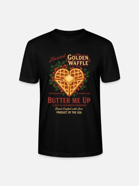 Breakfast Funny Brunch Coffee Peanut Butter - Stanley/Stella CRAFTER Unisex Organic T-Shirt - black