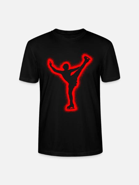 Eislaufen Eiskunstläuferin Mädchen Eiskunstlauf - Stanley/Stella CRAFTER Unisex Organic T-Shirt - black