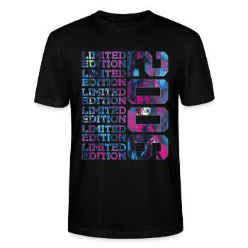 COOL 20 ANS ÉDITION LIMITÉE 2006 20E ANNIVERSAIRE - T-shirt bio CRAFTER Stanley Stella Unisexe - noir - Devant - Alina (178cm) & Michal (187cm)
