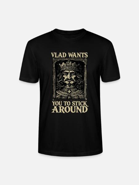 Vlad Will Das Du Bleibst - Stanley/Stella Unisex Bio-T-Shirt CRAFTER - Schwarz
