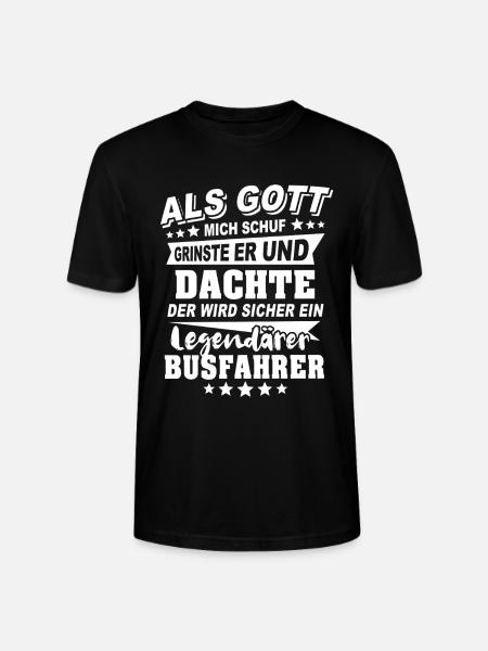 Busfahrer - Stanley/Stella Unisex Bio-T-Shirt CRAFTER - Schwarz