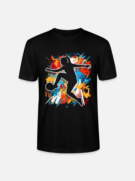Frauen Fußball - Stanley/Stella Unisex Bio-T-Shirt CRAFTER - Schwarz